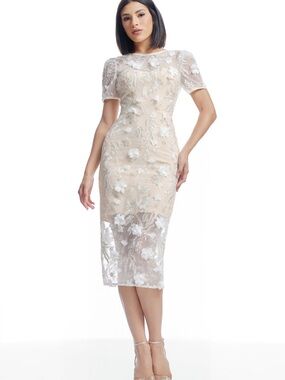 dress the population blair embellished fit & flare dress New! Blair Embellished Fit & Flare Dress